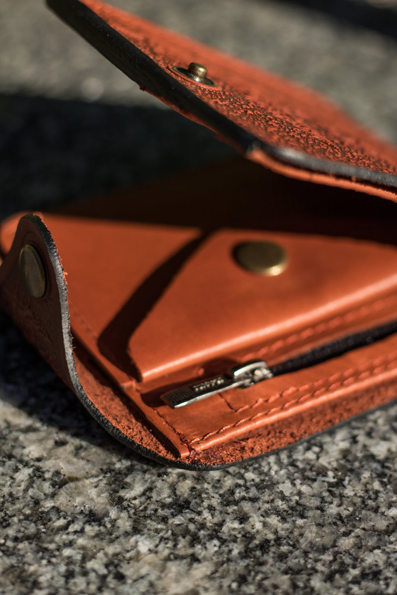 Brown Personalised Leather Wallet