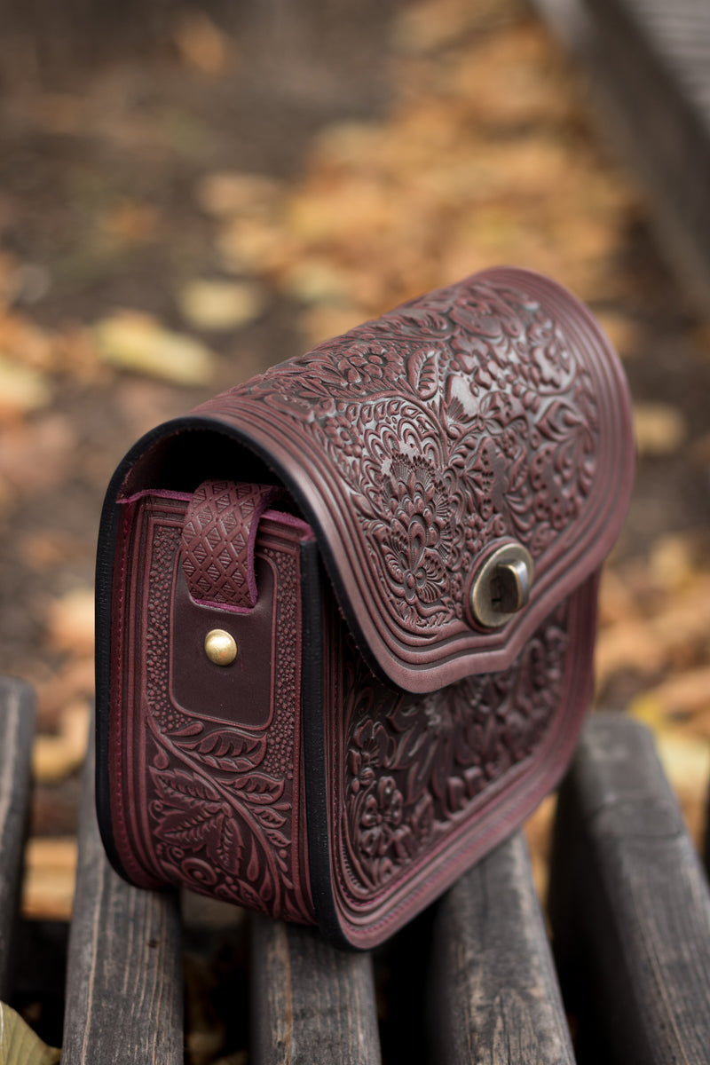 Bordo Leather Purse