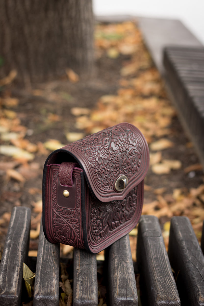 Bordo Leather Purse