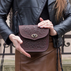 Bordo Leather Purse