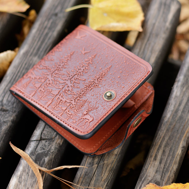 Brown Personalised Leather Wallet