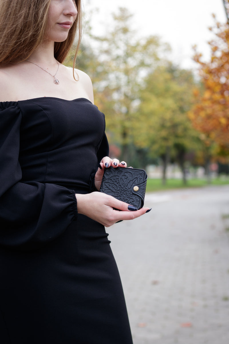 Black Leather Wallet