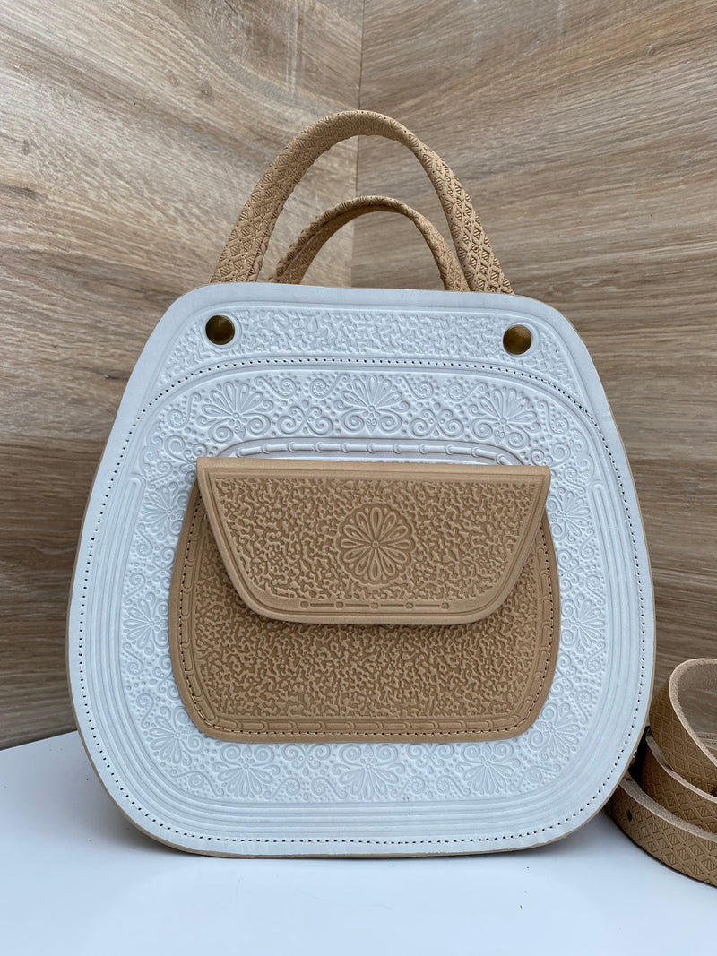 White&Ivory Women's Leather Bag