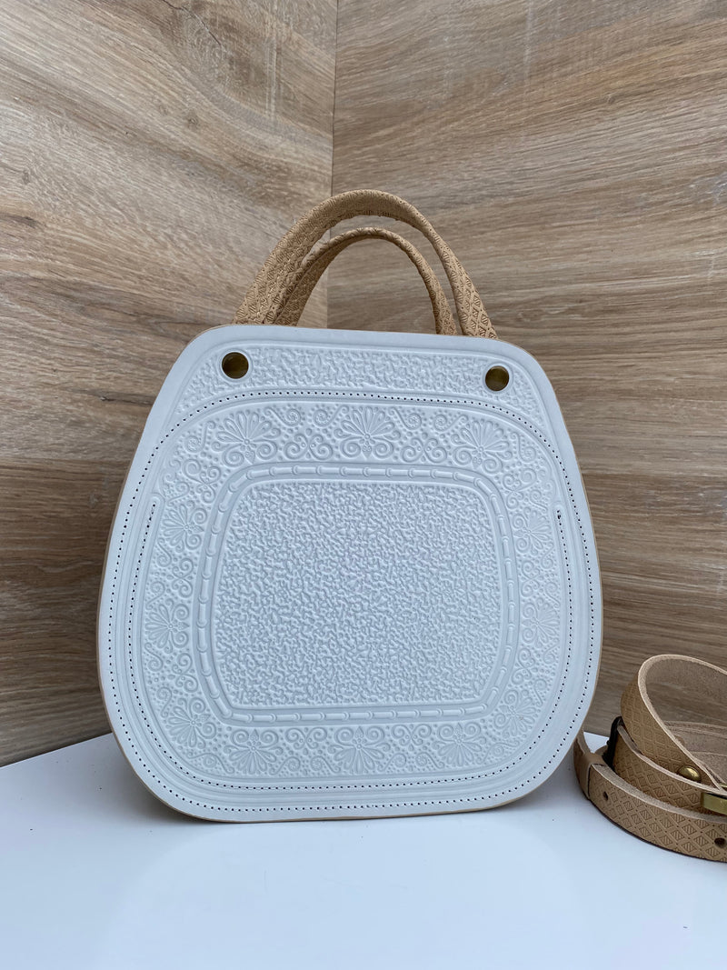 White&Ivory Women's Leather Bag