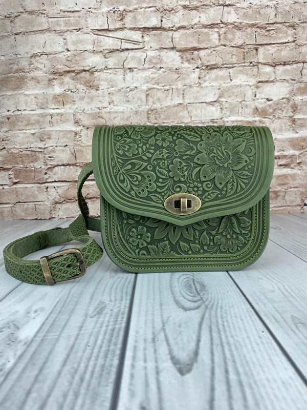 Olive Leather Handbag