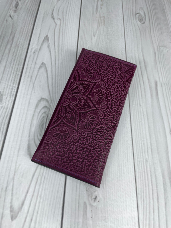 Purple Long Wallet for Women