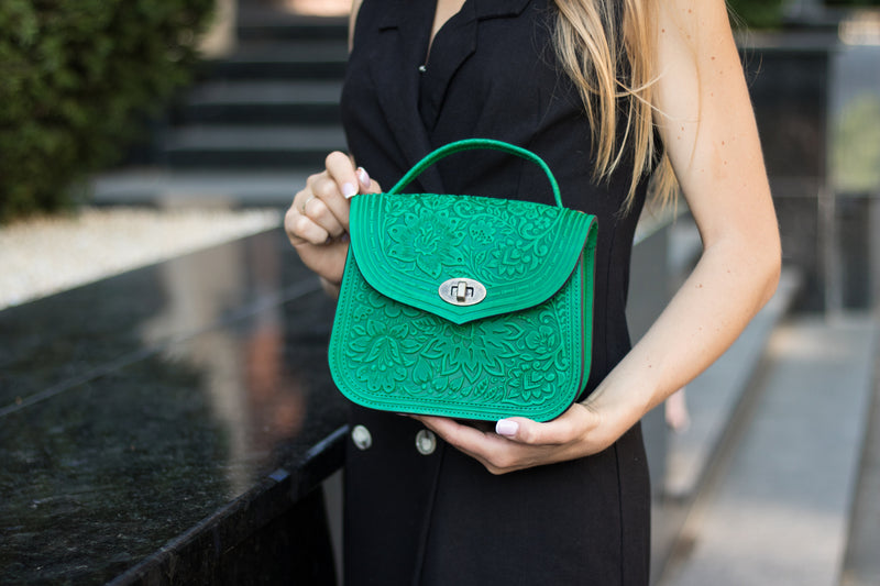 Mint Leather Bag