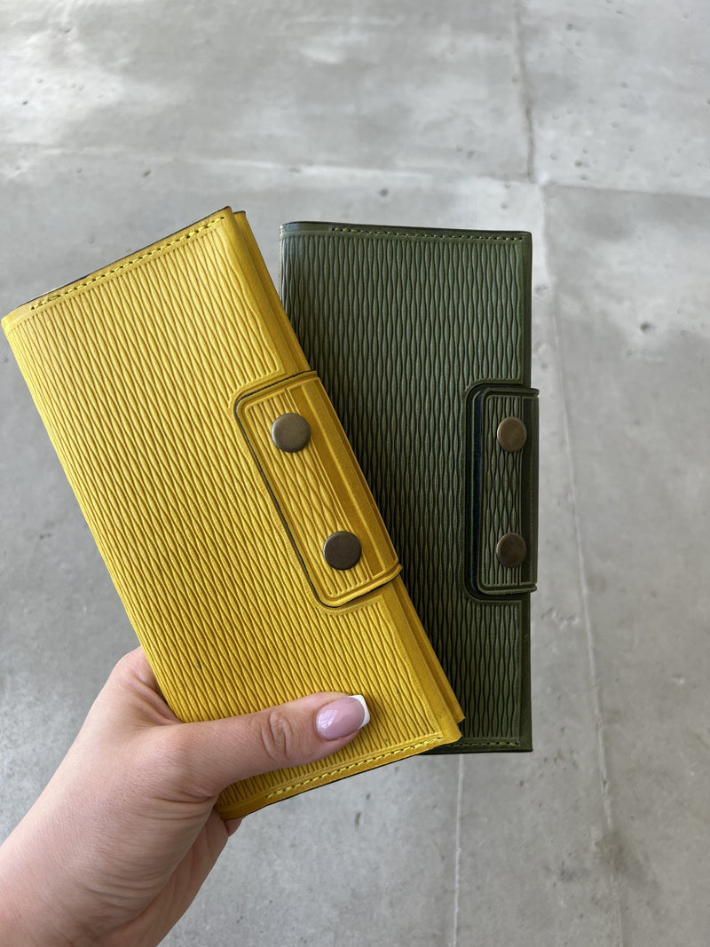 Yellow Leather Wallet