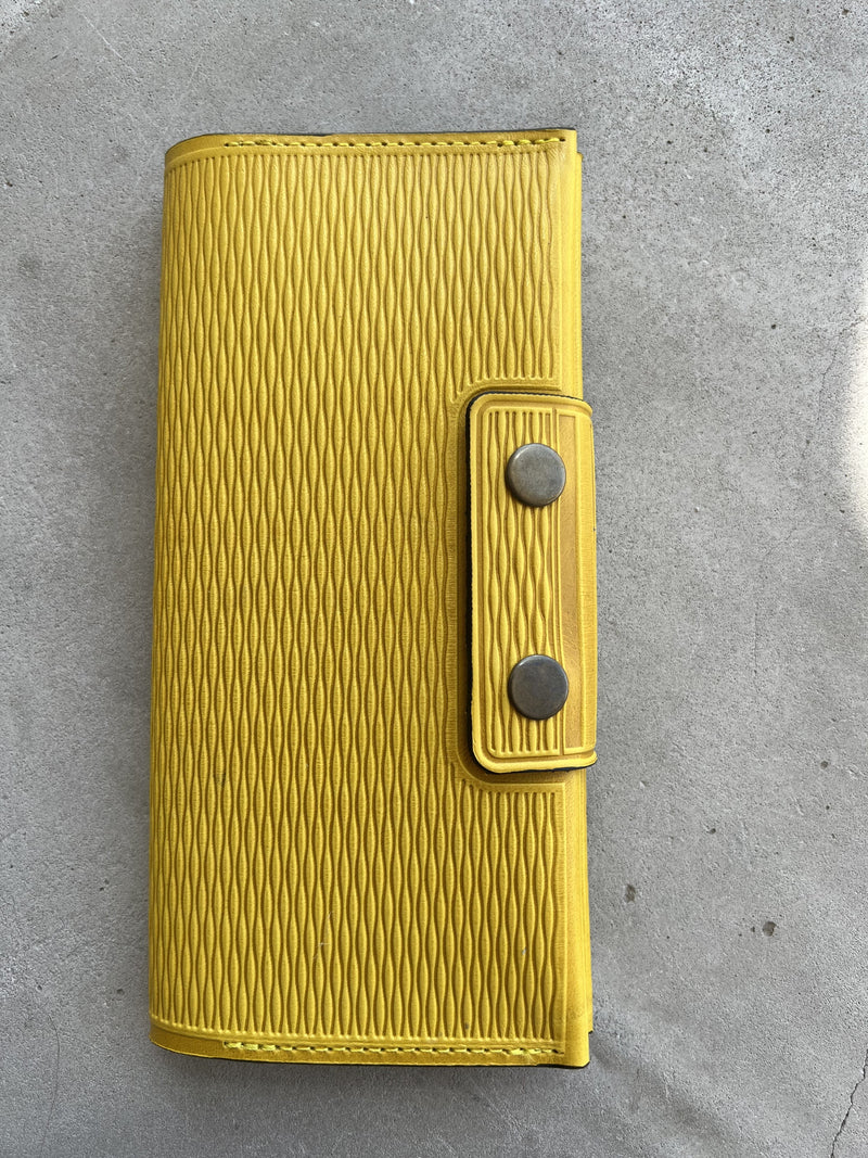 Yellow Leather Wallet