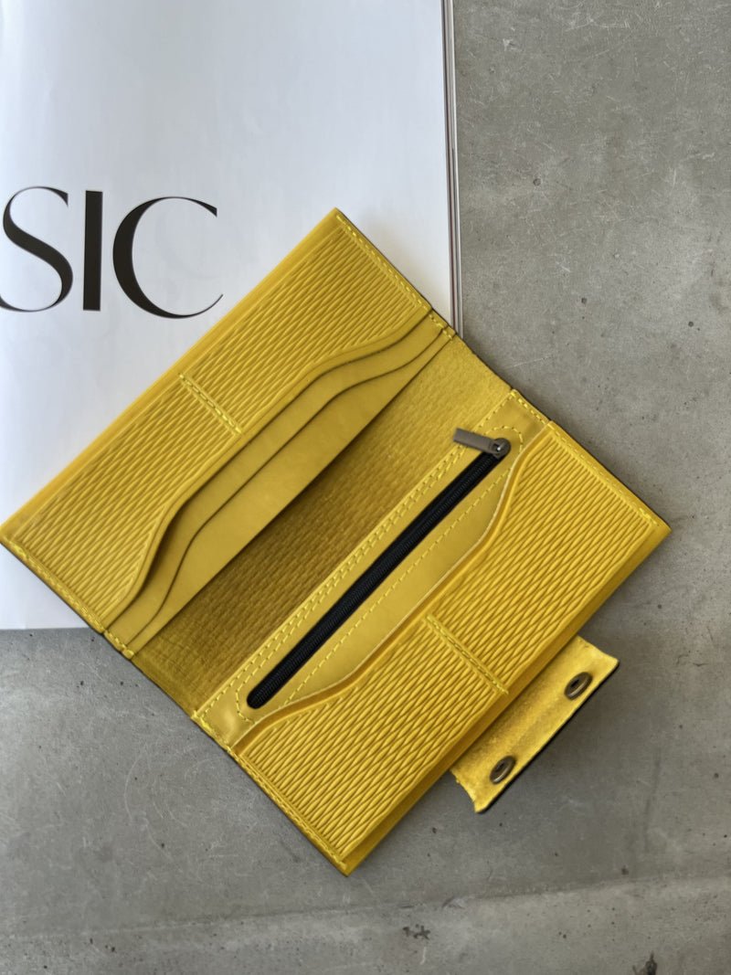 Yellow Leather Wallet