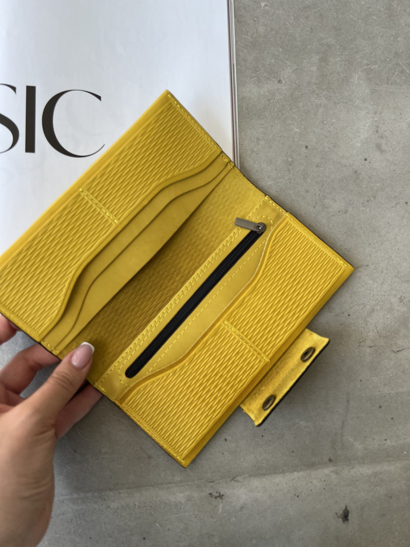 Yellow Leather Wallet