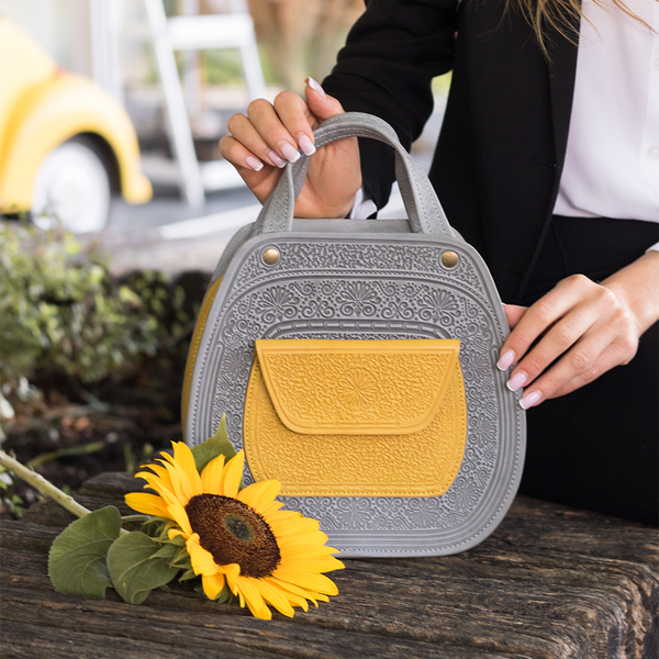 Grey&Yellow Shoulder bag