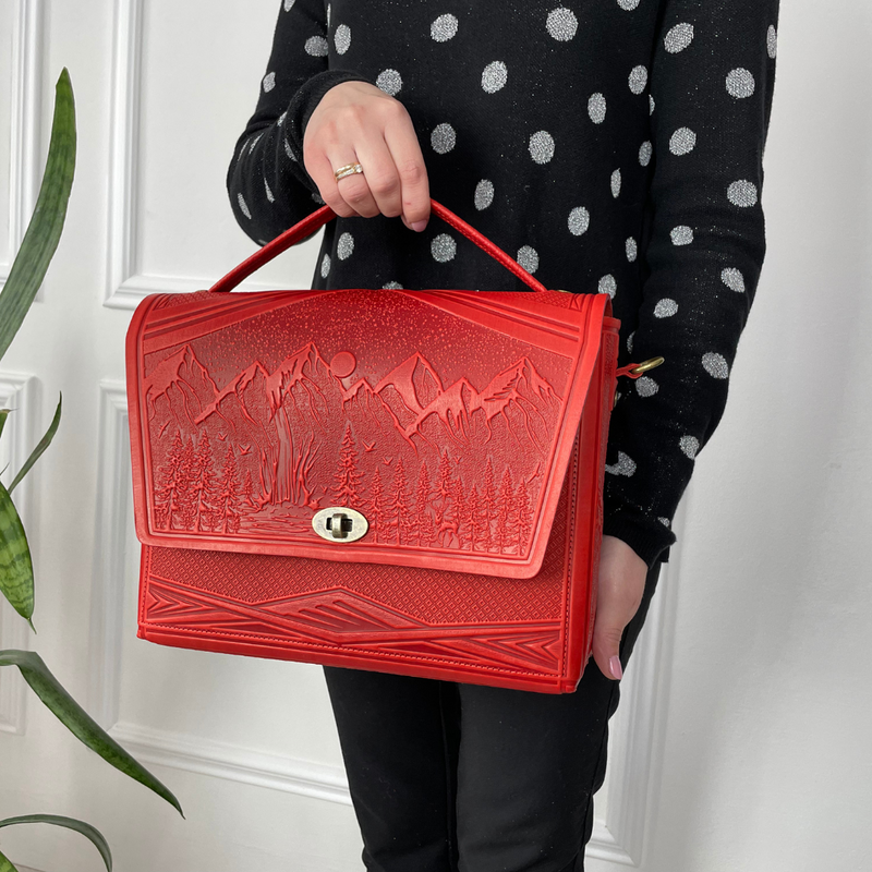 Red Leather Bag