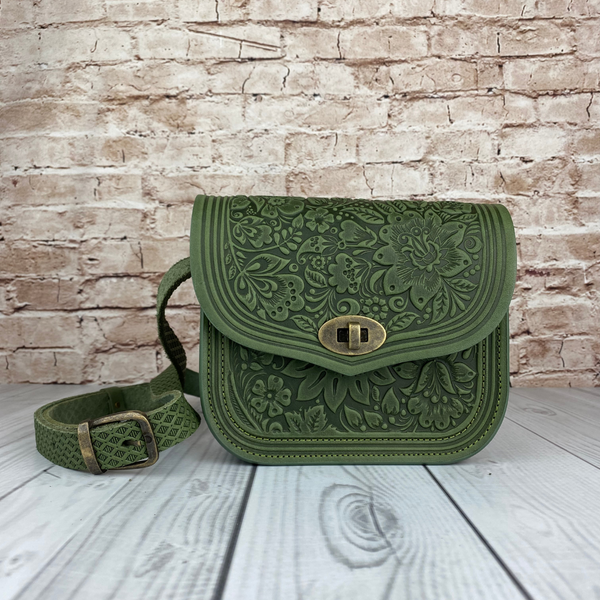 Olive Leather Handbag